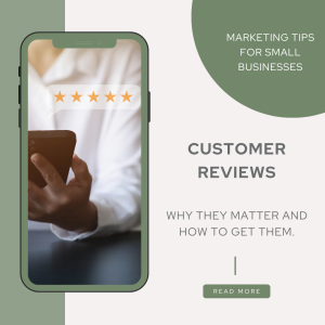 customer reviews on google business profile, website and social media