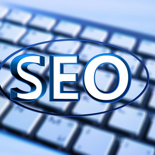 seo written on a keyboard